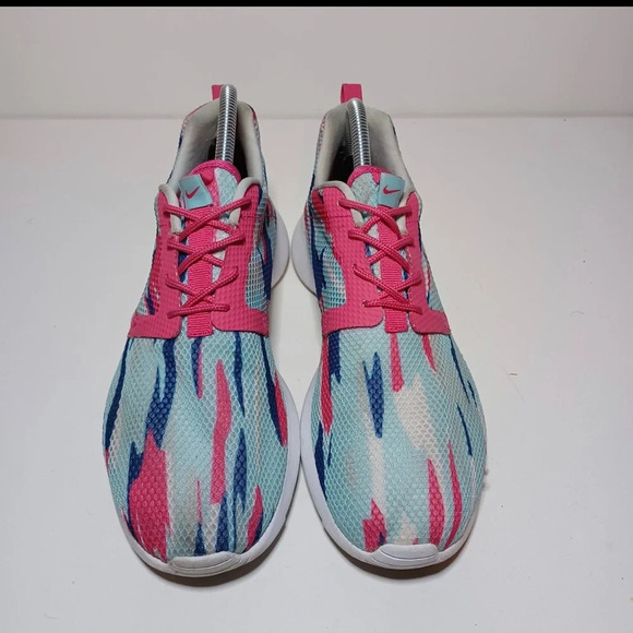 Nike Roshe One Flight Weight GS Blue/Pink 705486-401 Women Size 8.5 (283 Box 32) - Picture 8 of 9